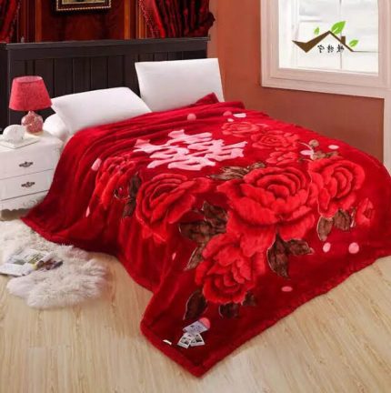 full size Double Bed 2 ply blanket KIng size 200x240 cm Super Soft