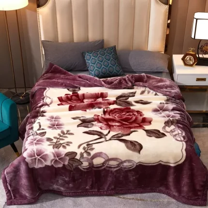 full size Double Bed 2 ply 5, kg blanket KIng size 200×240 cm Super Soft