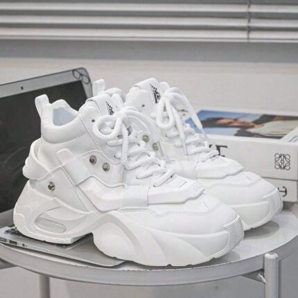 New Men's Casual Sports Sneakers Middle Help Fashion Trend Breathable Comfortable for Summer Spring Winter Autumn for Walking