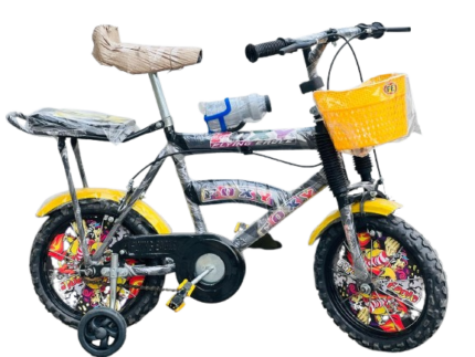 14 Numbar Bicycle For Boys & Girls – Age Group 3-6 Years Kids (Baby Pink)