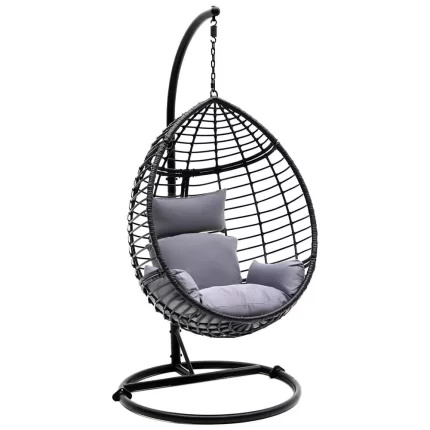 SereneLifeWicker Rattan Swing Chair-Washable Nonslip Soft Swing Chair Cushion