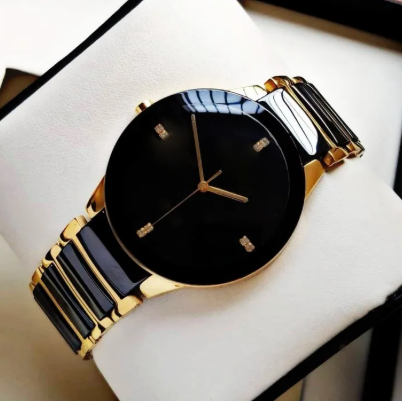 New Stylish n Unique Black Chain Watch For Men And Boys