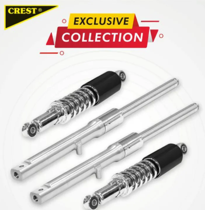 SHOCK ABSORBERS BUNDLE ALL CHINESE 70cc BRANDS BLACK