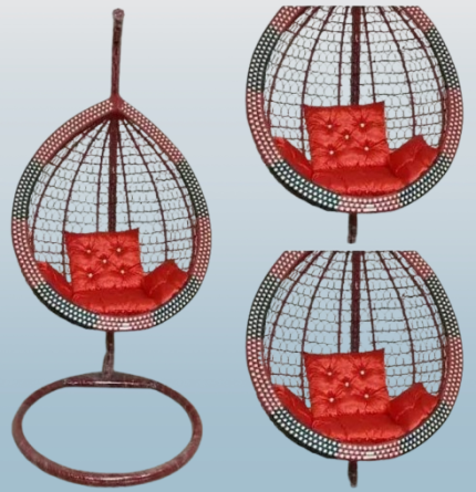 New Hanging Hammock Chair Egg Swing Chair w/ Seat Cushion Pillow Stand