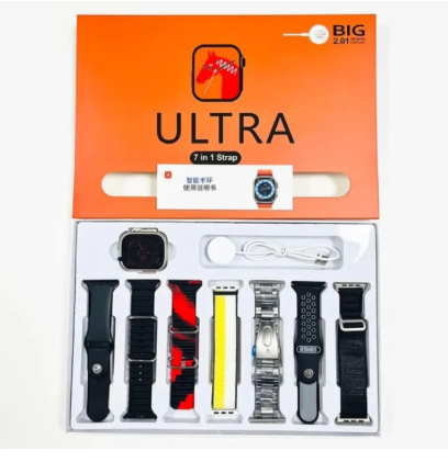 7 in 1 Ultra Smart Watch 49mm Full HD Screen Wireless Charging Waterproof Series 8