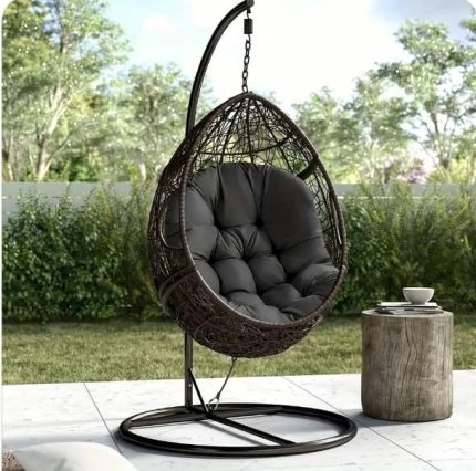 Rattan Egg Chair Cushion Pad Indoor Outdoor Pads Swing Chair Seat Mat 15cm Thick