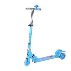 Kids Scooty 3 Black Wheel - Flashing Wheel