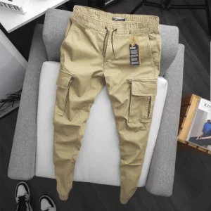 Men's 6-Pocket Cargo Trousers for Any Adventure – Alnoor Clothing