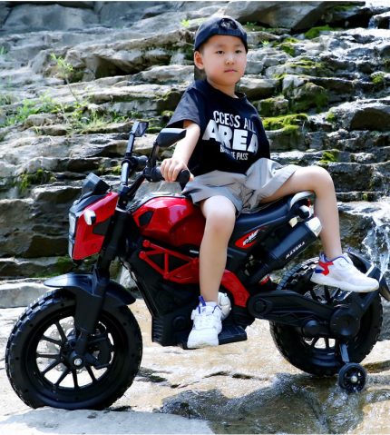 DLS Kids Electric Motorbike 12V Battery Operated Ride on Bike Baby Toys Car Child Electric Motorcycle Kids Motor Bike