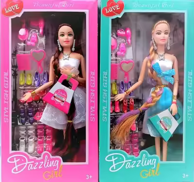 Barbie Doll Bendable & Moveable With Shoes