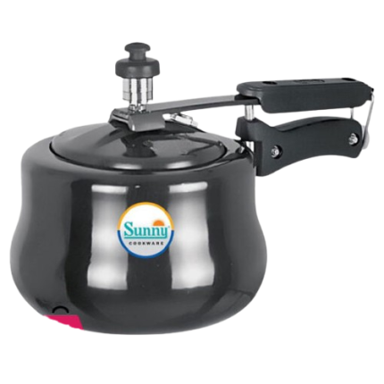 Indian Cooker Sunny Hard Anodized Pressure Cooker 1.5 Liter