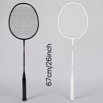 Professional-Grade Badminton Racket Made of Ultra-Light Carbon Fiber, Durable for Adult Use, Sold Individually