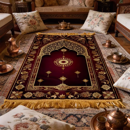 1pc 2D Flat Prayer Mat Muslim Prayer Mat