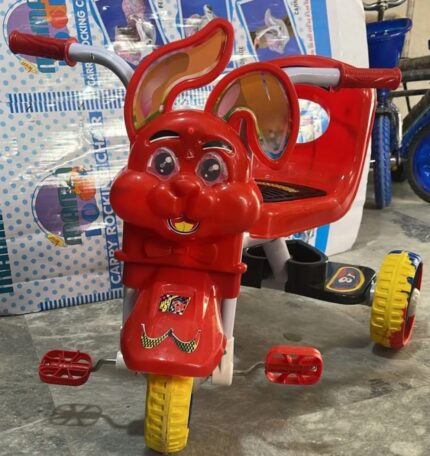 Single Seat Rabbit Shape Baby Tricycle With Music & Lights