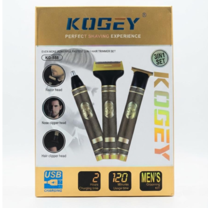 Kogey KG-558 3-in-1 Men's Grooming Kit